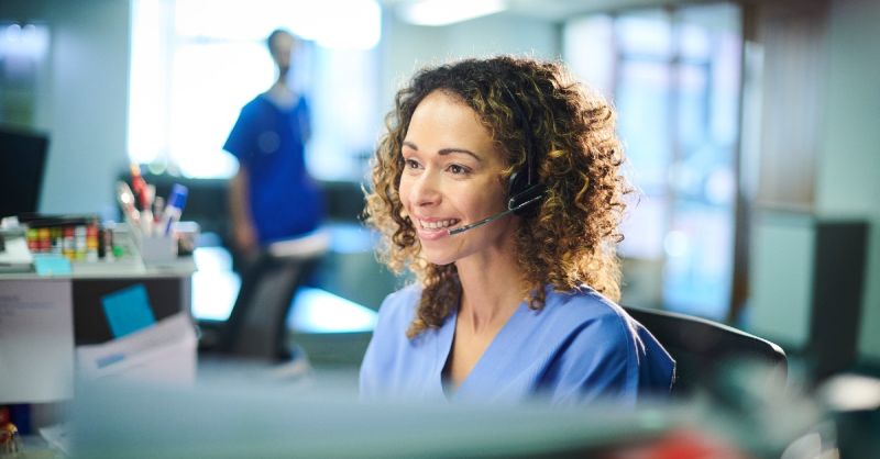 triage nurse on phone